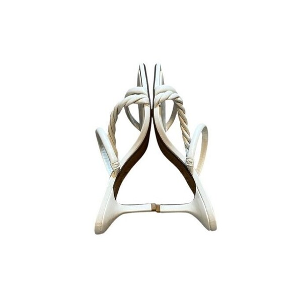Express Women's Size 9 White Stiletto Twist Design Heels- Wedding - Formal - Picture 2 of 9